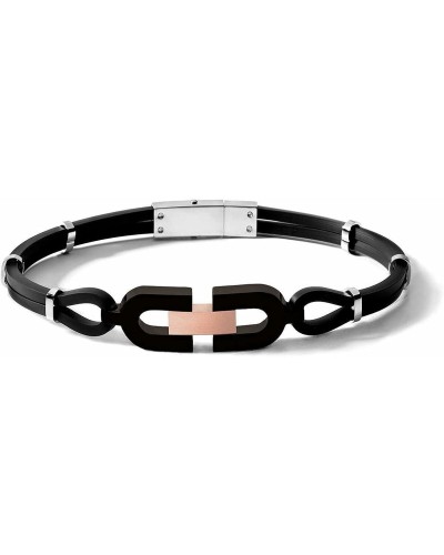 Bracelet Homme Comete Acier Inoxydable UBR445 Maille Milanaise Élégant
