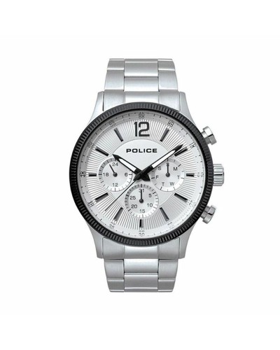 Police Orologio Uomo P15302JSTB01M Acciaio Nero Cronografo Sportivo
