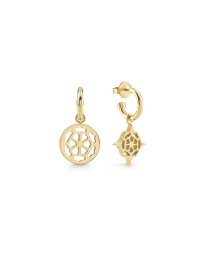 Guess Pendientes de Mujer Oro Amarillo Colgantes Cristales - JUBE01179JWYGT-U
