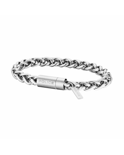 Police Armband Herren Edelstahl Schwarz Mailänder Armband - Elegant & Widerstandsfähig
