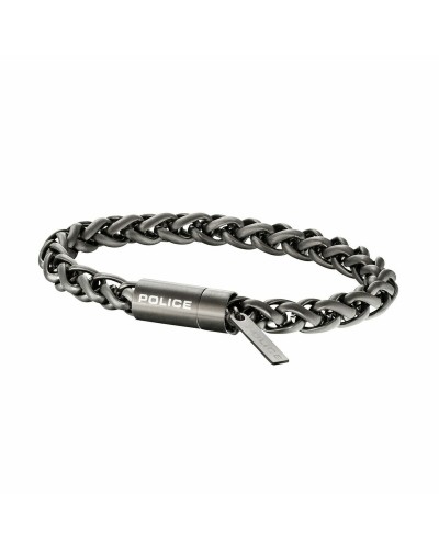 Police Men's Bracelet PJ25135BSU04-S Black Steel Mesh
