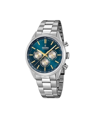 Festina Herrenuhr F16820/C Chronograph Edelstahl Sportlich
