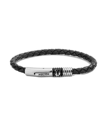 Bracelet Police Homme PJ26430BLB01 Noir Acier Inoxydable
