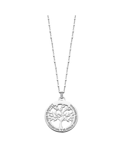 Collar Lotus Style LP1641-1/1 Acero Inoxidable Plateado Mujer
