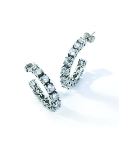 AN Jewels Pendientes de Mujer ELO12SC Plata 925 - Elegantes y Refinados
