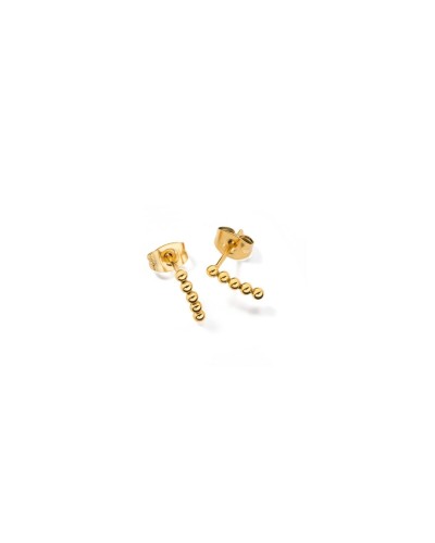 AN Jewels Boucles d'Oreilles Femme Or Jaune 18 carats - Élégantes et Raffinées
