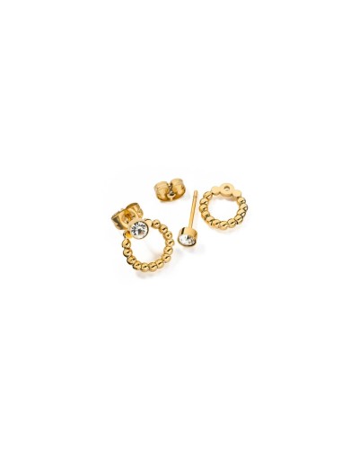 AN Jewels Pendientes de Mujer Colgantes Oro Amarillo 18K - Elegantes & Luminosos
