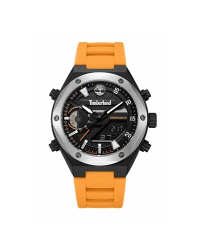 Timberland TDWGP2231402 Montre Homme - Chronographe, Cuir Marron
