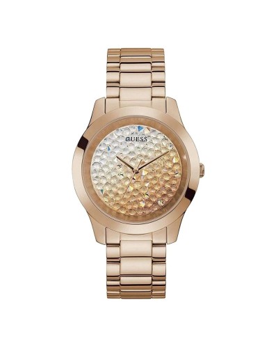 Guess Crush: Multifunktions-Damenuhr Silber Roségold
