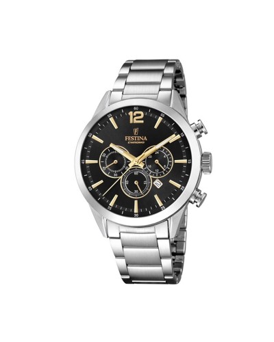 Horloge Heren Festina F20343/4 Zwart Zilverkleurig