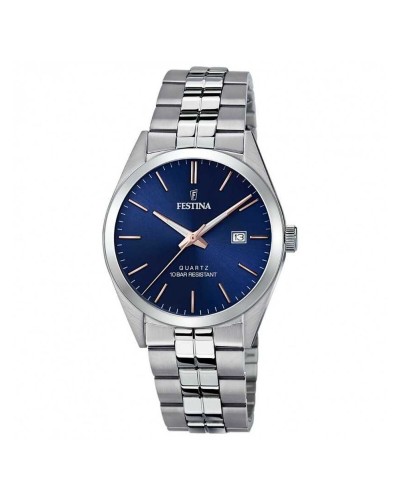 Festina Reloj de Hombre Plateado F20437/B, Ø 40mm - Diseño Elegante
