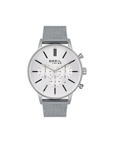 Breil Herrenuhr Silber EW0508 - Sportlicher eleganter Chronograph
