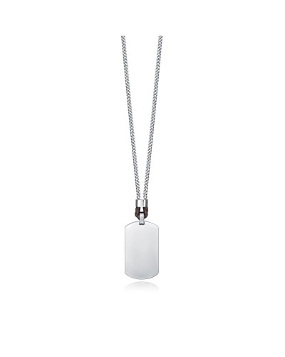 Collier Viceroy Femme Argent 925 Rhodié avec Pendentif Élégant
