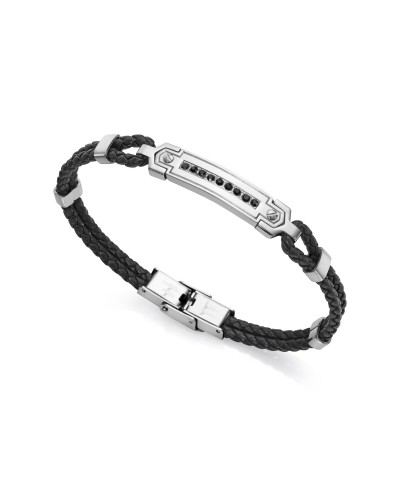 Viceroy Men's Bracelet Stainless Steel Milanese Mesh Snap Closure
