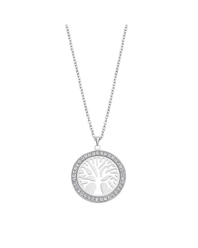 Collar de Mujer Lotus LS2181/1 Acero Plata Colgante Elegante
