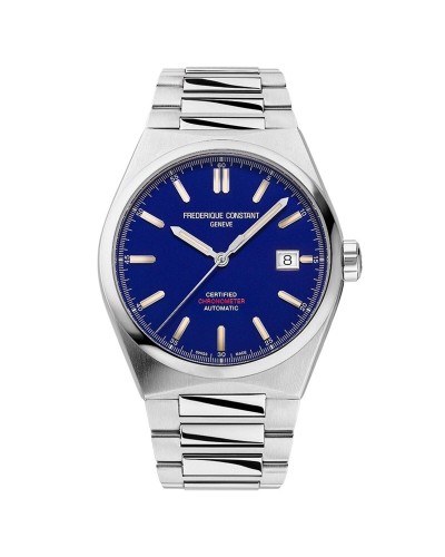Frederique Constant Classics Automatique - Montre Homme Bleue Acier Inoxydable
