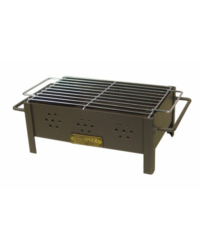 Imex El Zorro Barbecue Centrotavola: Grill Carbone Nero Metallo 31x21x14cm
