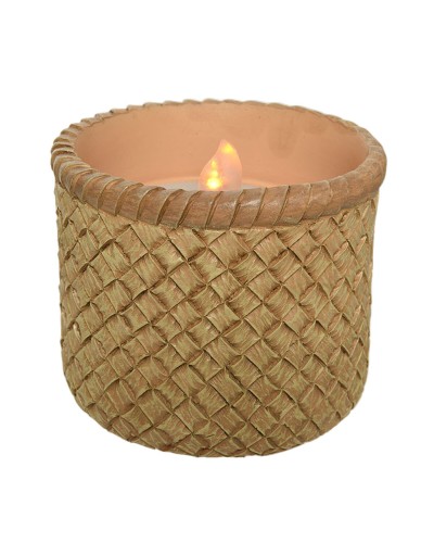 LED solar candle EDM 898158 Vlameffect 8 cm