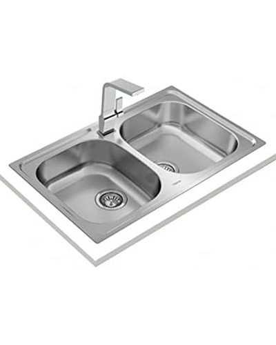 Teka Lavello 2 Vasche Acciaio Inox 115040008 Cucina Incasso

