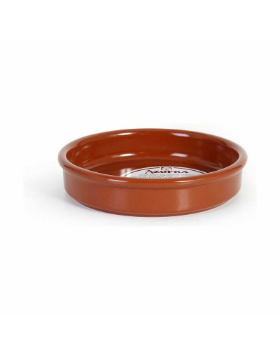 Azofra Clay Pot | 15 x 15 x 3.2 cm | Ideal for Cooking and Decorating
