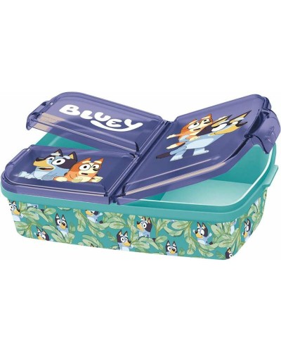 Caja organizadora Bluey para libros con compartimentos | 19,5 x 16,5 x 6,7 cm
