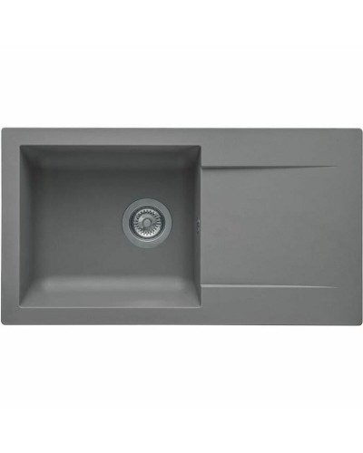 Stradour 1 Bowl Kitchen Sink with Drainer Stainless Steel
