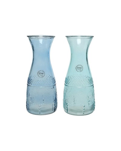 Kruik Kristal Blauw Donkerblauw Multicolour 1,1 L