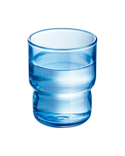 Glasses Arcoroc Log Bruhs Blue Glass 6 Pieces 160 ml