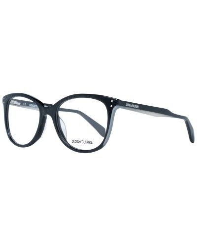 Zadig & Voltaire VZV177 : Lunettes Femme Acétate Noir/Or - Taille 51/16/140
