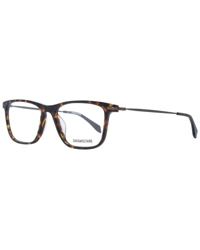 Zadig & Voltaire VZV135: Men's Rectangular Matte Black 53mm Eyeglasses
