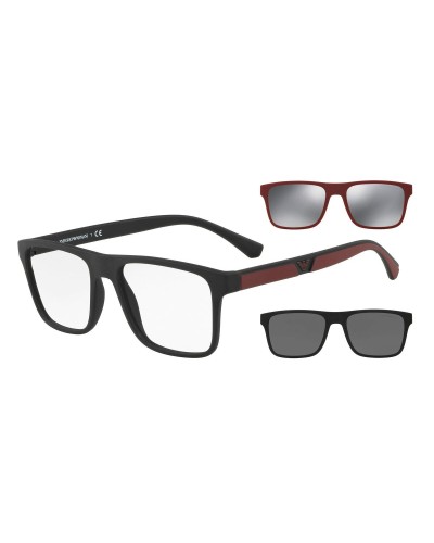 Emporio Armani EA4115: Brillengestell für Herren - Elegantes Design
