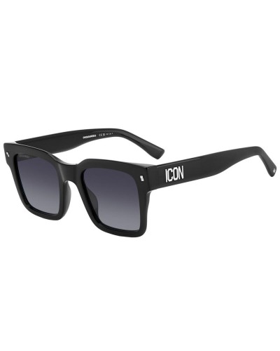 Dsquared2 Lunettes de Soleil Femme ICON Noires - Protection UV Cat-Eye Tendance
