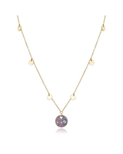 Viceroy Collana Donna Argento 925 Pendente Zirconi - 13071C100-39
