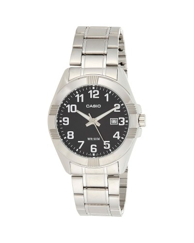 Miesten rannekellot Casio COLLECTION Musta Hopeinen (Ø 43,5 mm)