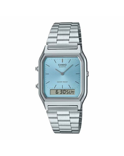 Casio AQ-230A-2A1MQYES Digital-Analog Damenuhr Silber
