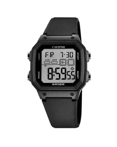 Calypso K5812/2 Reloj de Hombre Negro Ø40mm - Diseño Deportivo y Resistente
