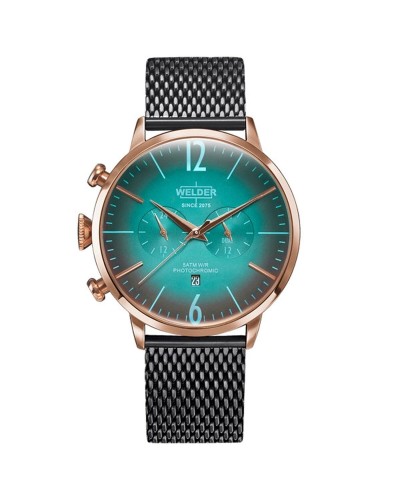 Welder WWRC405 Montre Homme Chronographe Acier Noir - Style Décontracté
