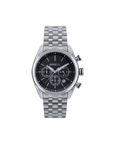 Miesten rannekellot Breil TW1986 Musta Hopeinen (Ø 43 mm)