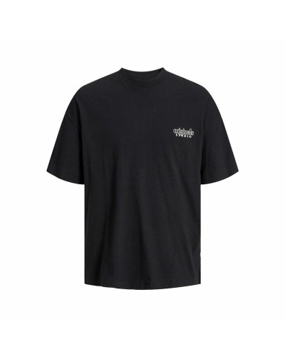 Jack & Jones T-Shirt Bari Back Black Men's - Short Sleeve - Cotton
