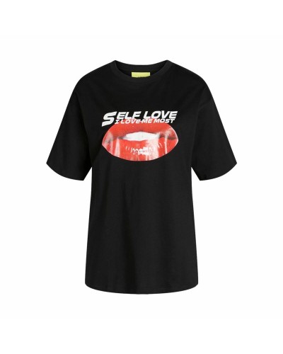 T-shirt med kortärm Herr Jack & Jones Jxkora Loose Svart Kvinna