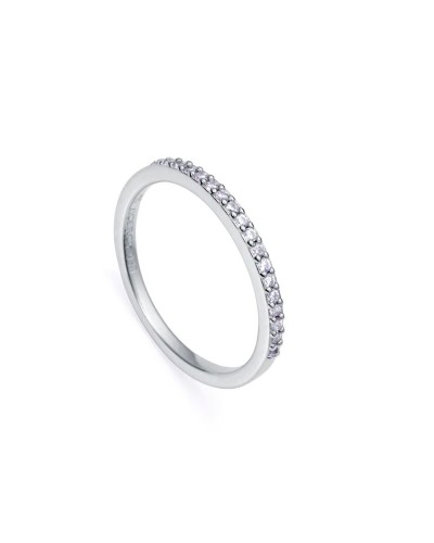 Viceroy Anneau Femme Acier Inoxydable Argent 9118A0 - Élégant & Raffiné

