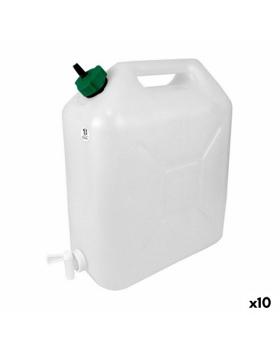Garrafa de Agua EDA de 10L con Grifo - 29x15x35 cm - Dispensador Portátil Hidratante

