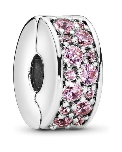 Charm Pandora Femme 791817PCZ - Perle Rose Zircons pour Bracelet
