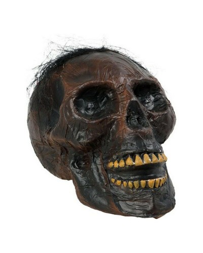 Teschio Voodoo Decorativo 19x22cm - Ornamento Esoterico per Halloween & Feste
