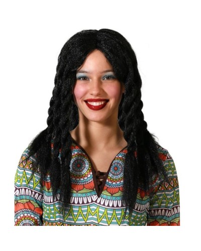 Peruk Svart Dreadlocks