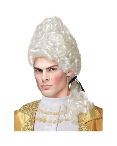 Peluca Blanca Larga Lisa - Cosplay, Carnaval, Fiestas - Alta Calidad
