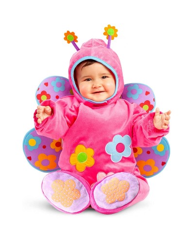 My Other Me Disfraz Bebé 12-24 Meses Mariposa Rosa - Disfraz
