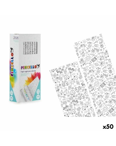 Presentpapper 0,7 x 1,5 m Utomjording Fordon 50 antal