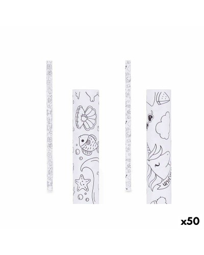 Papier Cadeau Blanc 70x150cm - Lot de 50 Feuilles - Idéal Emballages
