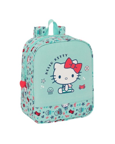 Lasten laukku Hello Kitty Sea lovers Turkoosi 22 x 27 x 10 cm
